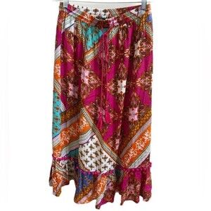 RD+Koko bohemian maxi skirt size small